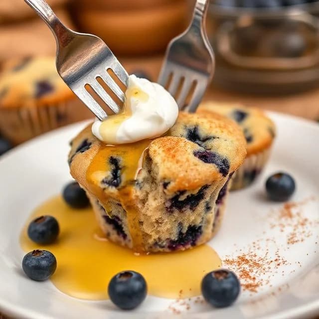 High-Protein Blueberry Cottage Cheese Muffins: Moist, Tender, and Nutritious
