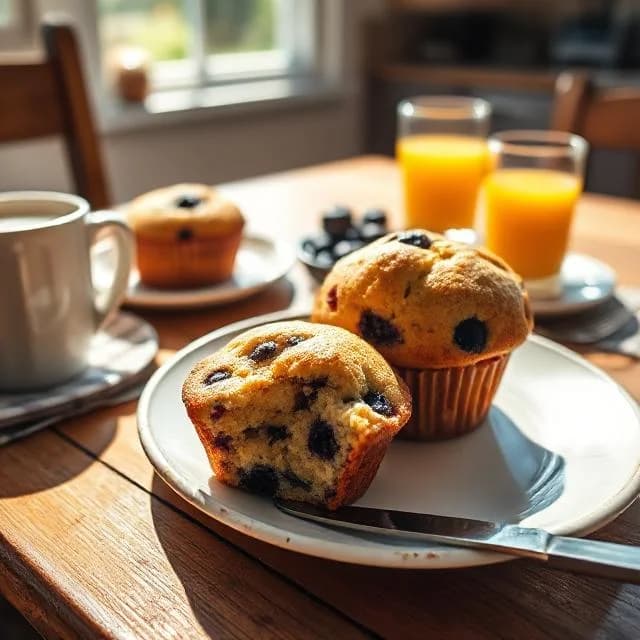 High-Protein Blueberry Cottage Cheese Muffins: Moist, Tender, and Nutritious
