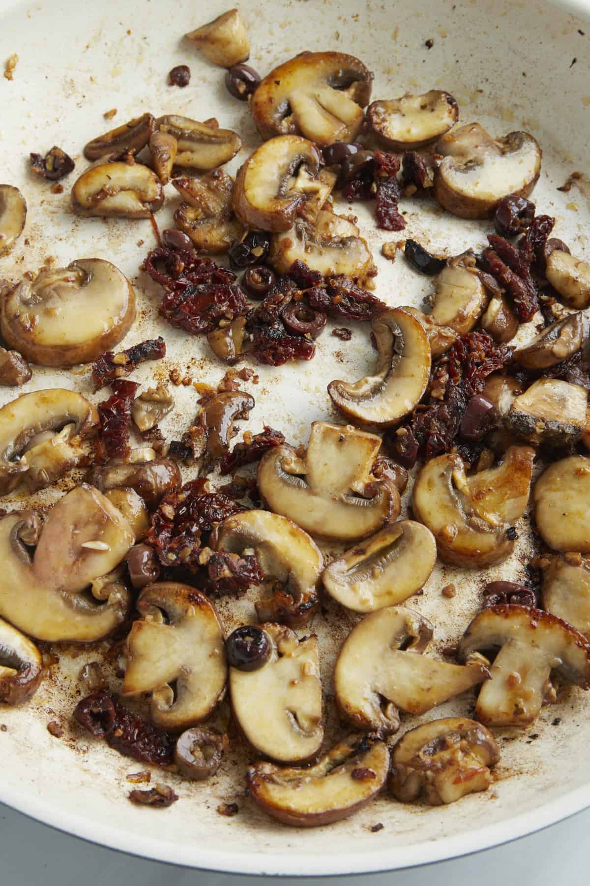 Creamy Mushroom Chicken with Sun-Dried Tomatoes and Parmesan