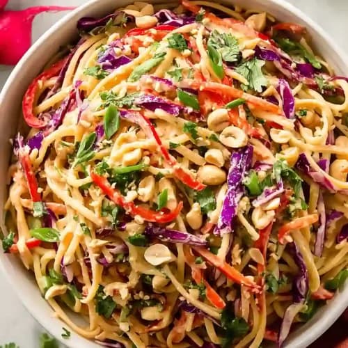 Crunchy Thai Peanut Pasta Salad: Flavor-Packed Make-Ahead Delight