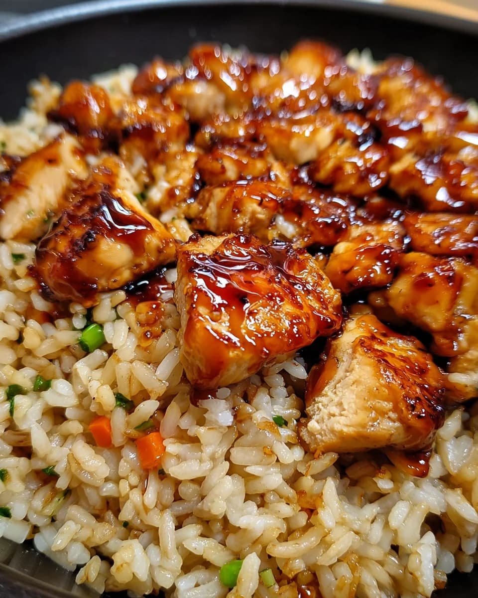 One-Pan Honey BBQ Chicken Rice: Quick Clean-Up with Sweet and Tangy Flair