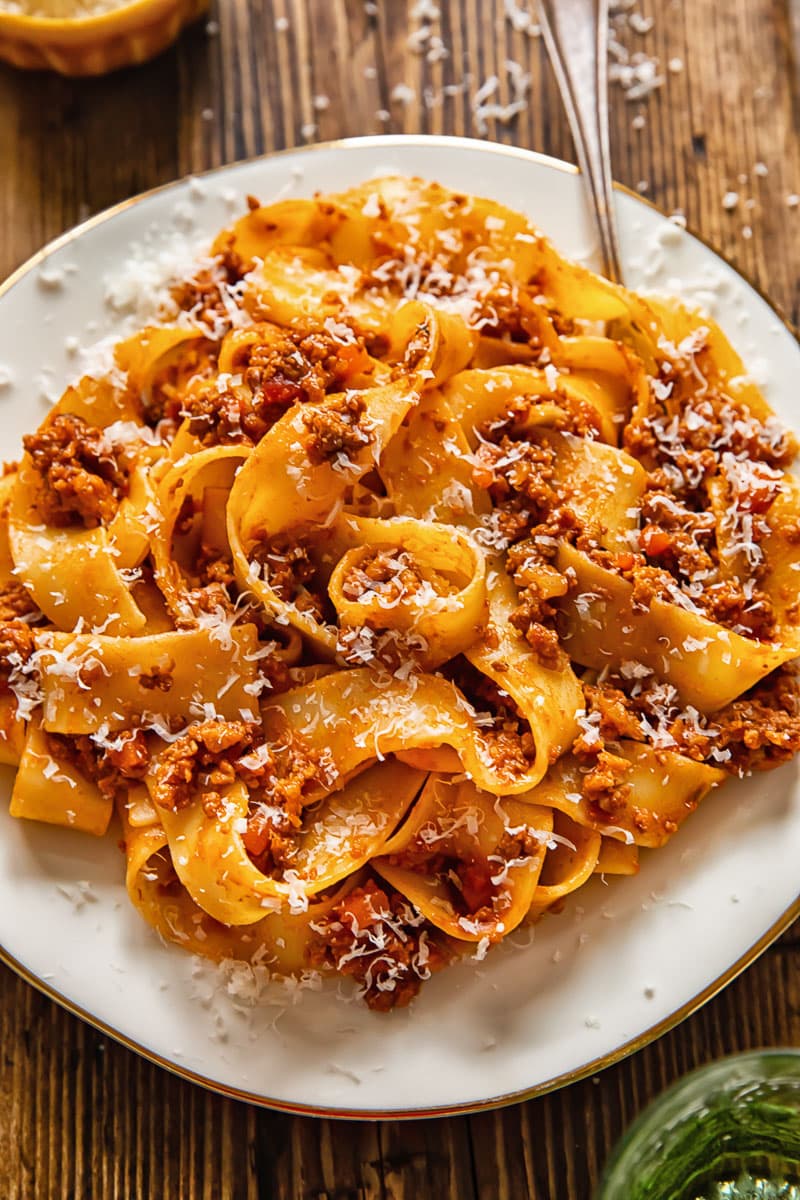 Tuscan Ragu with Slow-Cooked Soffritto and Red Wine
