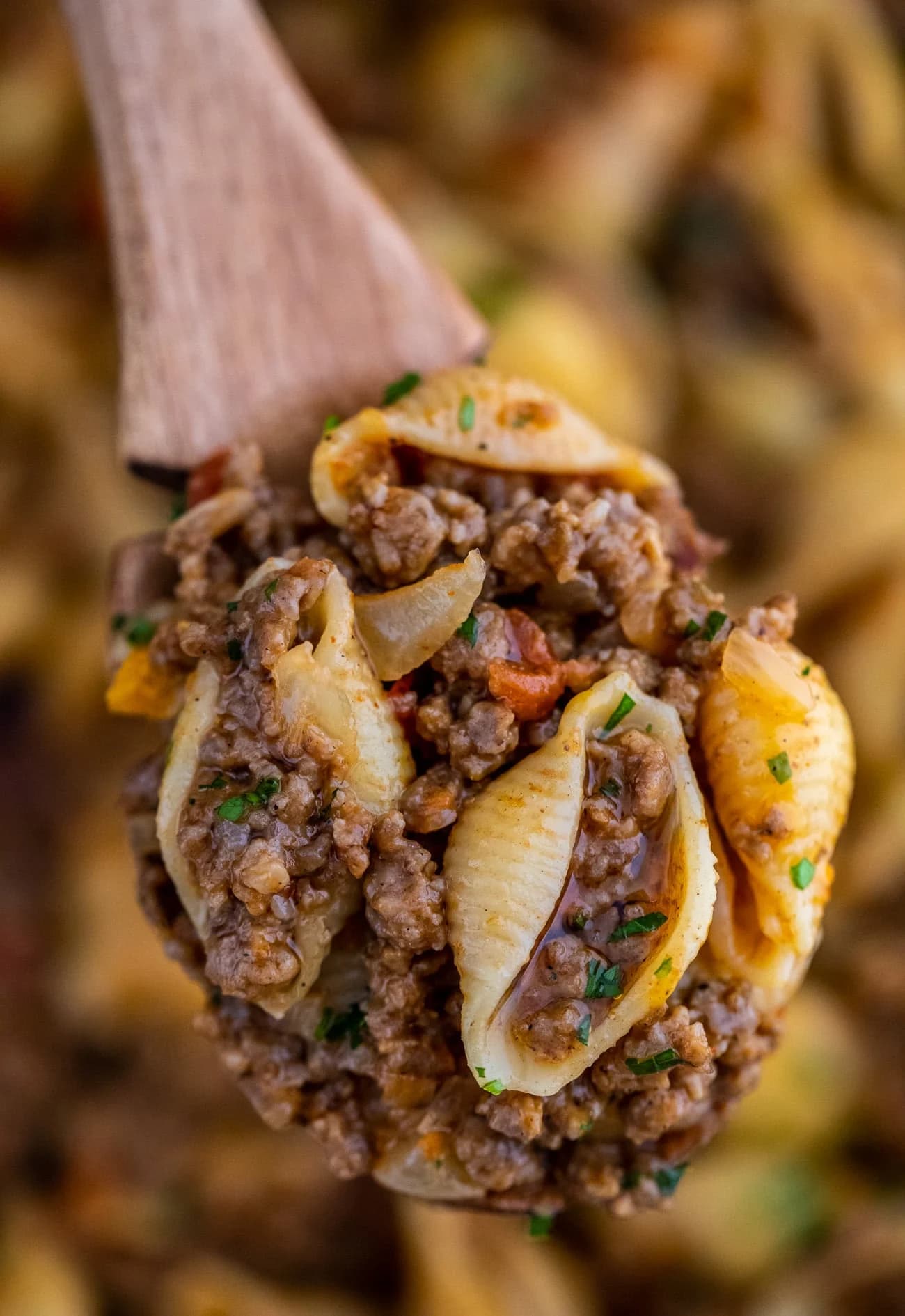 Cheesy Taco Pasta with Seasoned Beef and Salsa