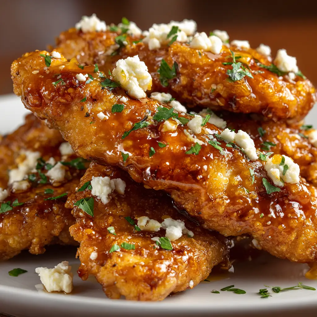Hot Honey Feta Chicken with Cherry Tomatoes