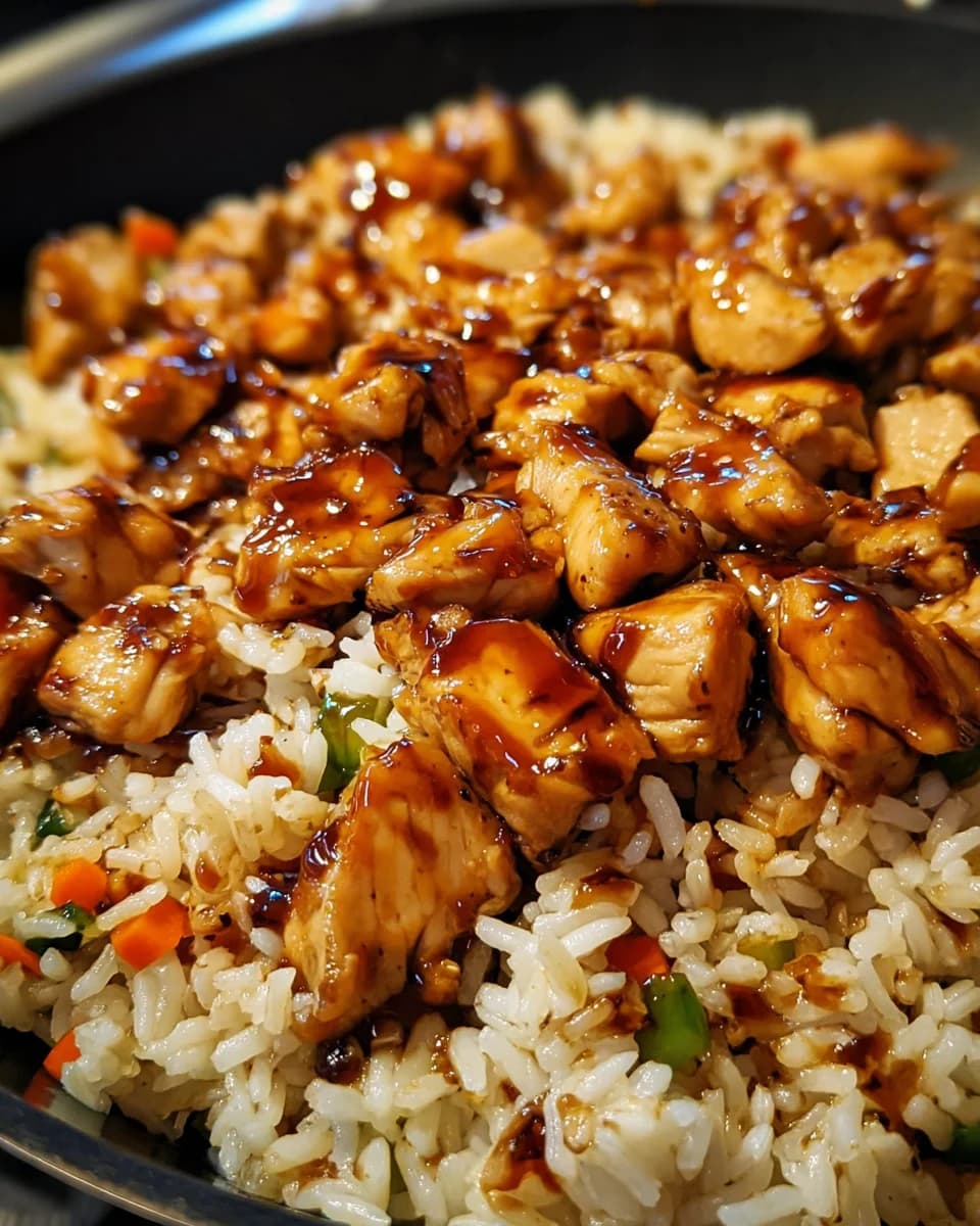 One-Pan Honey BBQ Chicken Rice: Quick Clean-Up with Sweet and Tangy Flair
