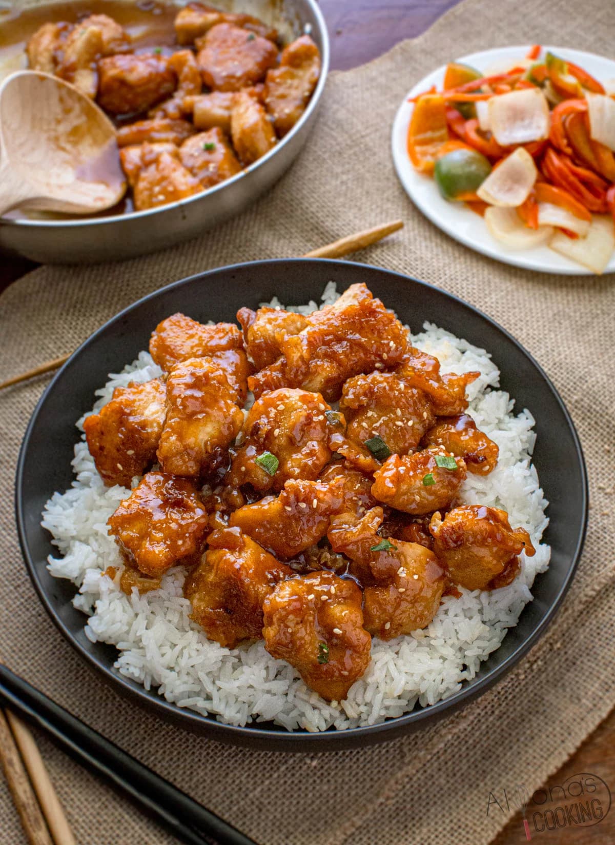 General Tso’s Chicken with Glossy Sweet-Spicy Sauce