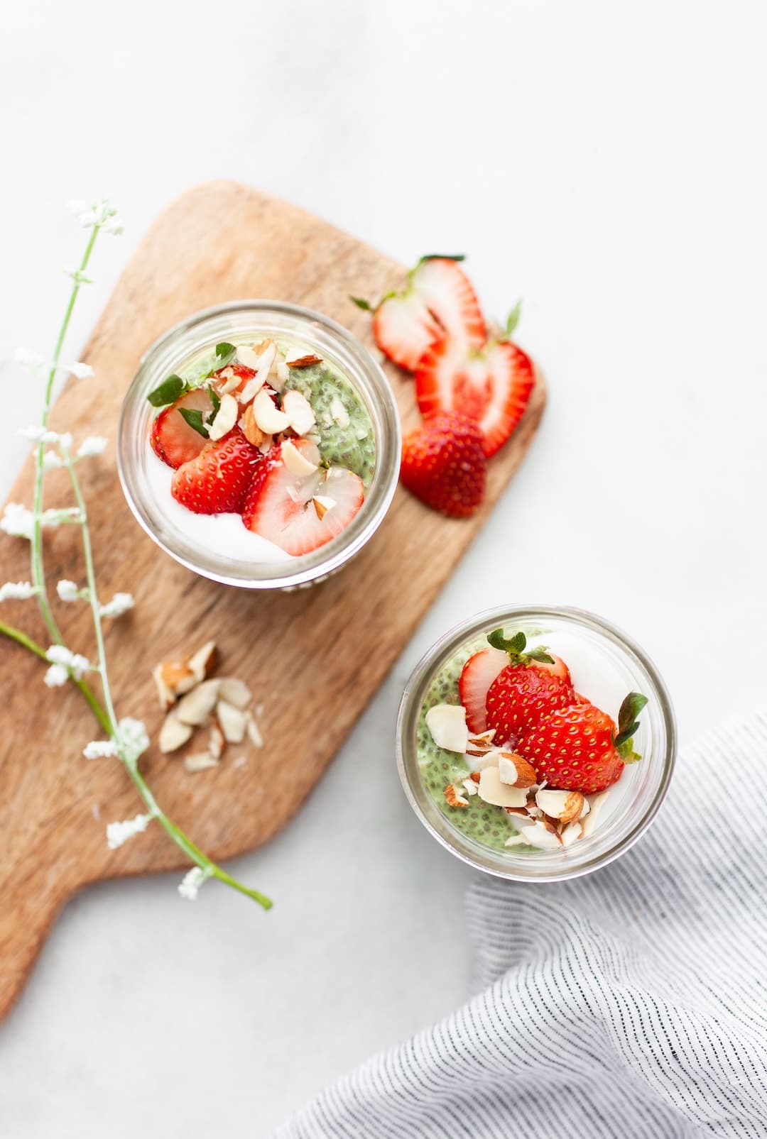 Easy Matcha Chia Pudding with Creamy Coconut Yogurt