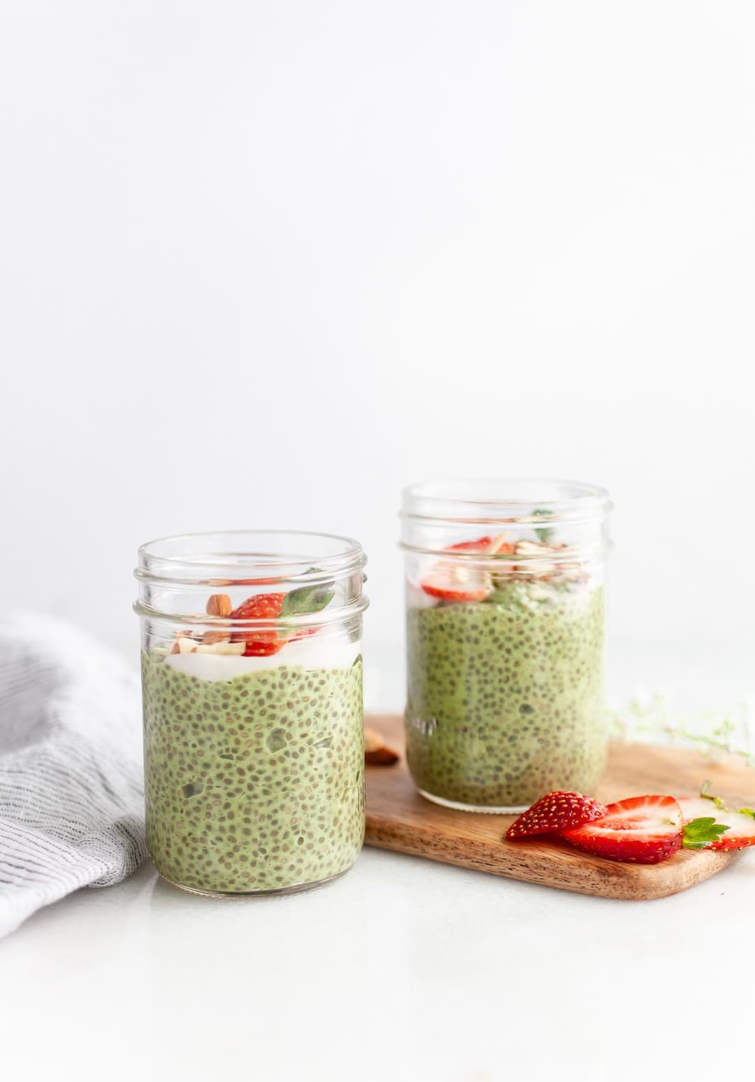 Easy Matcha Chia Pudding with Creamy Coconut Yogurt