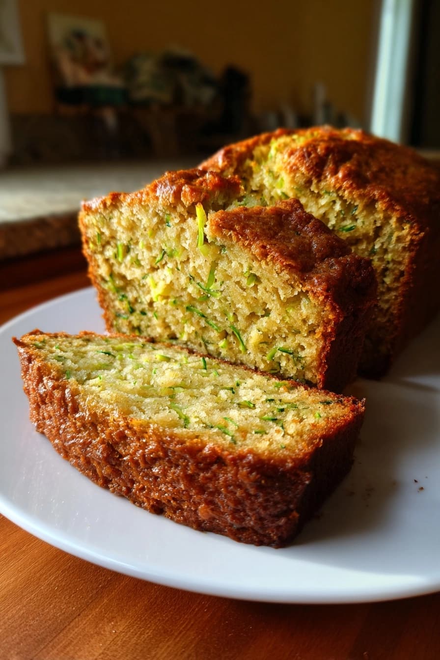 Classic Moist Zucchini Bread with Cinnamon and Optional Walnuts