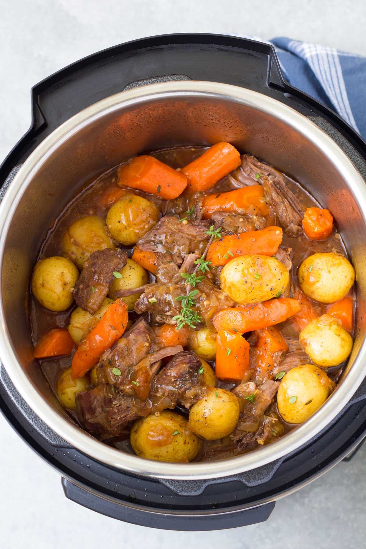 Instant Pot Pot Roast with Tender Chuck Roast and Savory Gravy