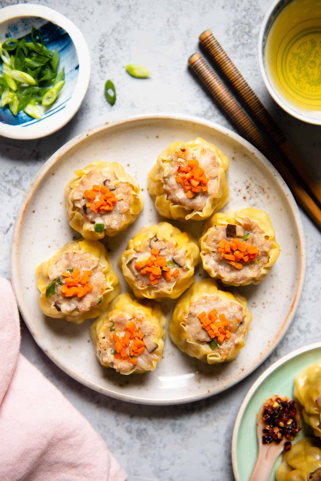Cantonese Shumai With Pork, Shrimp, and Crisp Water Chestnuts