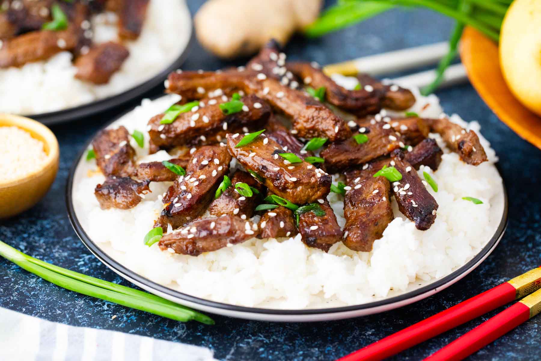 Korean Beef Bulgogi with Smoky Char and Sesame Pear Marinade